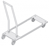 Тележка для системы слива жира (Combi-Duo 20-1/1, 2-2/1) RATIONAL 60.73.309 в компании ШефСтор